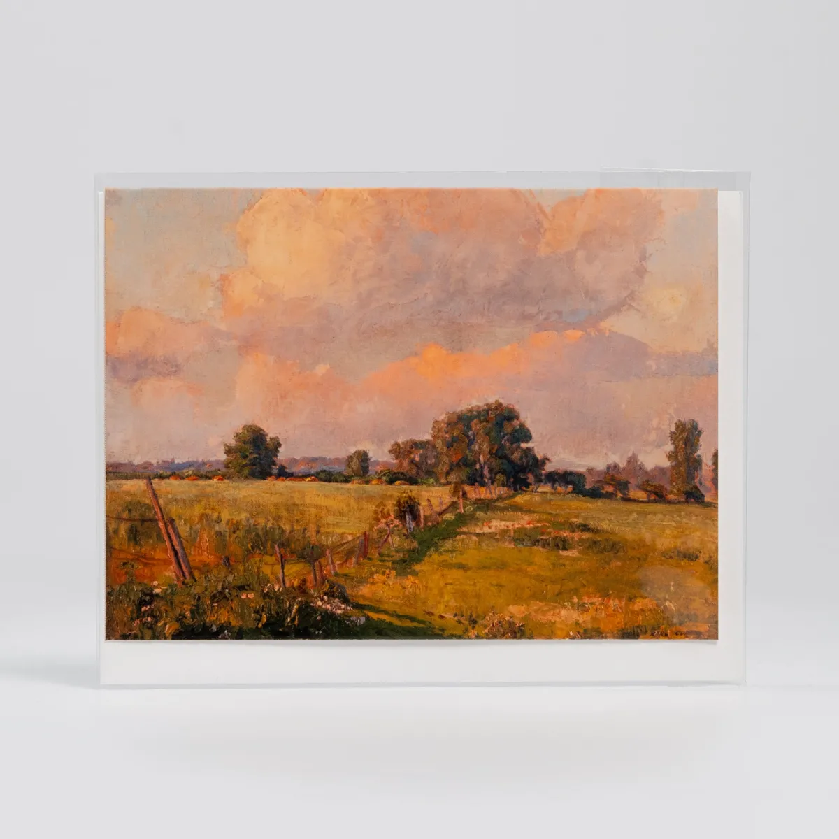 Vesterheim Single Cards-American Farm Scene by Karl Ouren - Collection Card