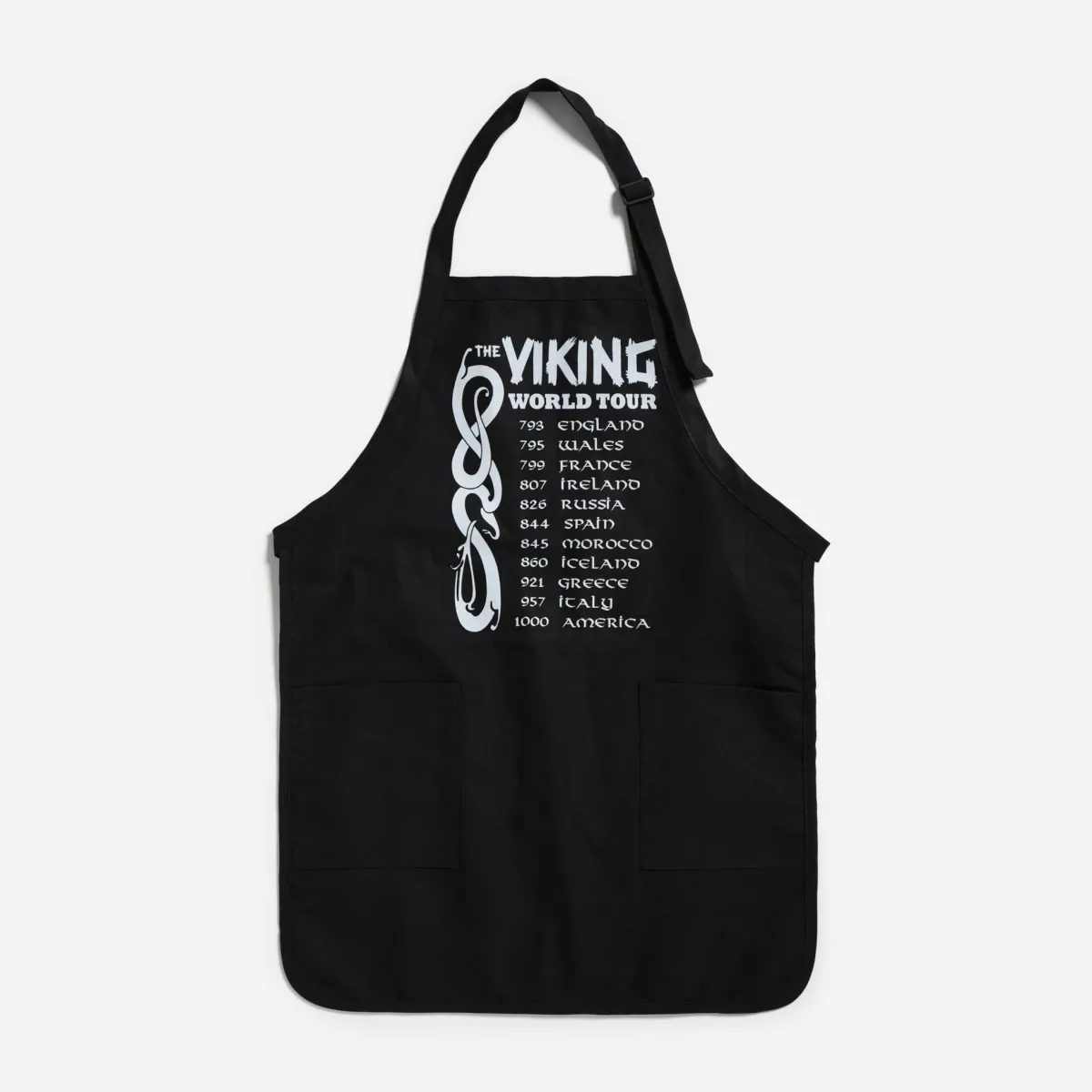 Vesterheim Cooking | Baking-Apron with Viking Tour on Black