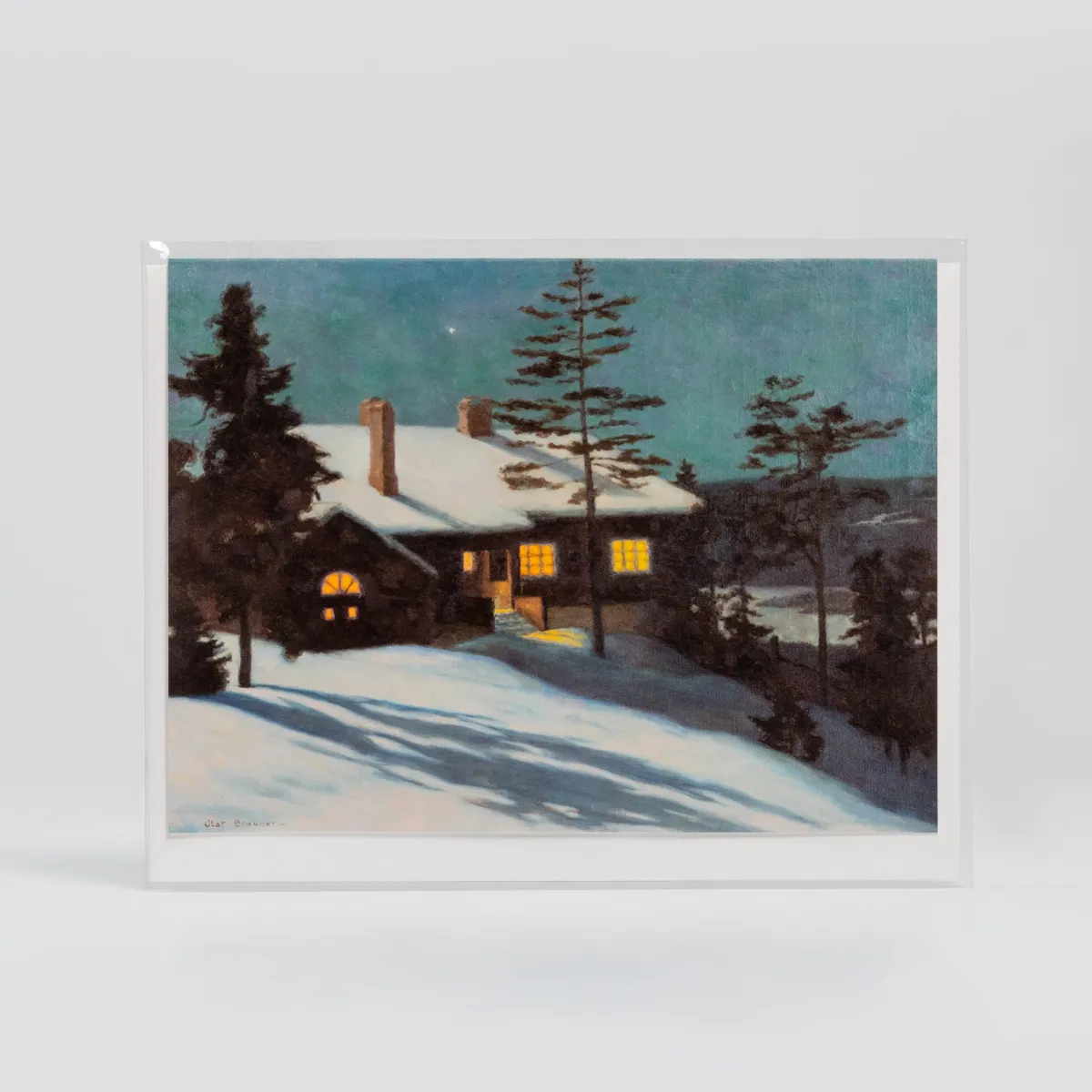 Vesterheim Single Cards-At Evening By Olaf Braune - Collection Card