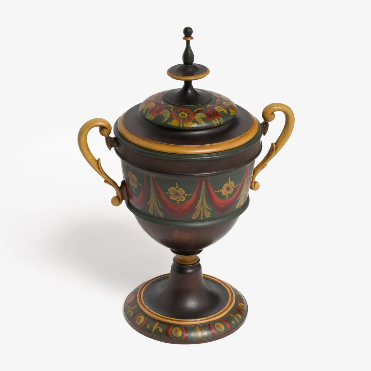 Vesterheim Rosemaling-Classical Urn with Hallingdal Style Rosemaling by Ron Hovda