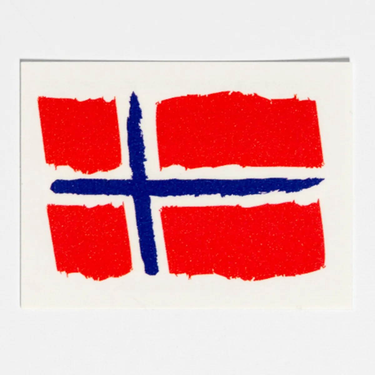 Vesterheim Temporary Tattoos-Custom Temporary Tattoo - Norwegian Flag