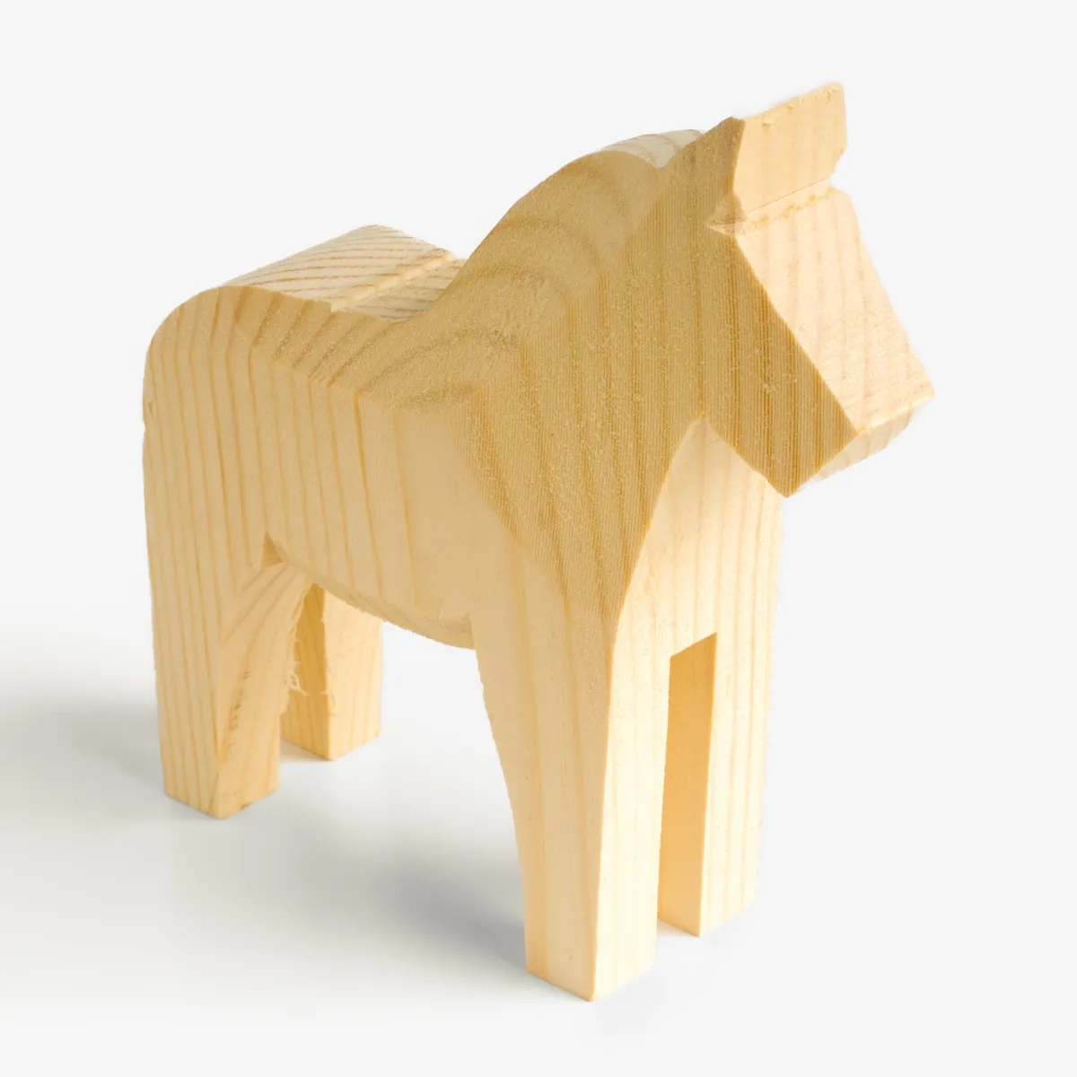 Vesterheim Woodworking | Décor & Figurines-Dala horse Carving Blanks - Nils Olsson