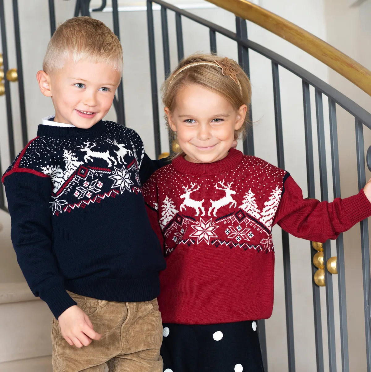 Vesterheim Dale Of Norway | Children-Dale of Norway Reindeer Sweater for Kids