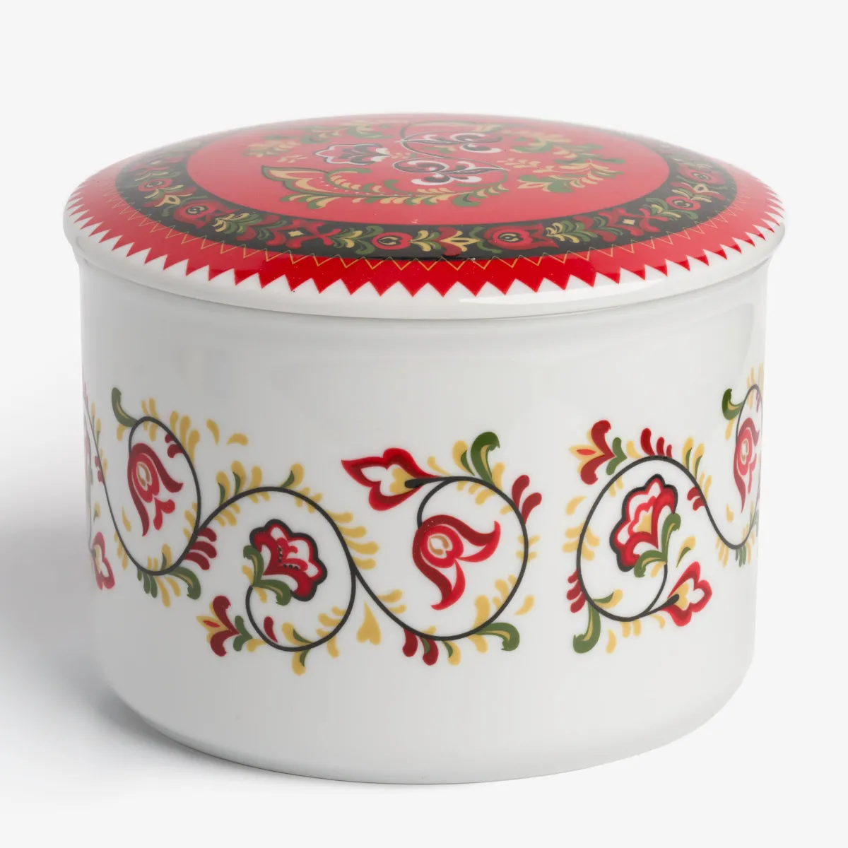 Vesterheim Décor & Figurines | Modern Jewelry-East Telemark Porcelain Jewelry Box