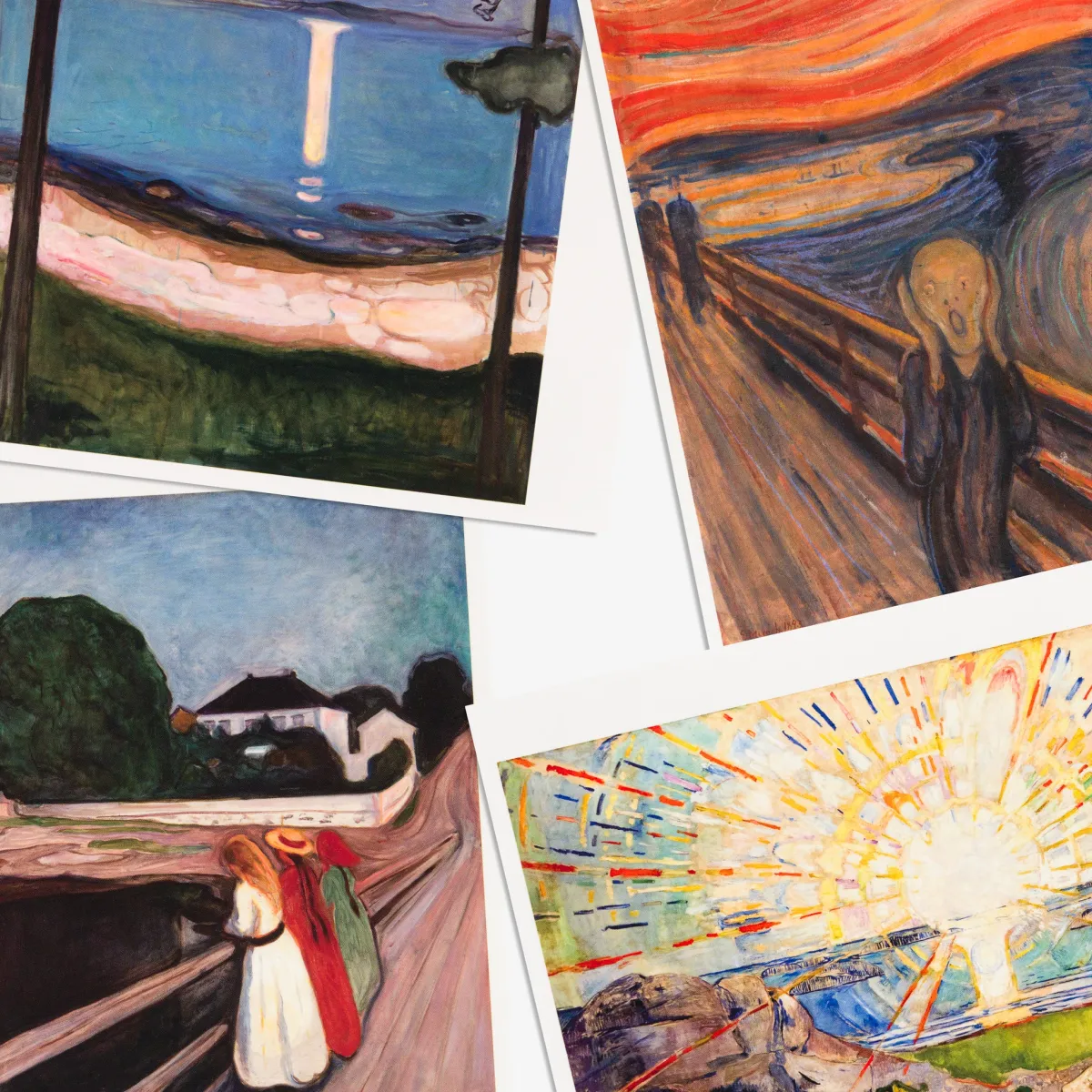 Vesterheim Card Packets-Edvard Munch Boxed Notecards