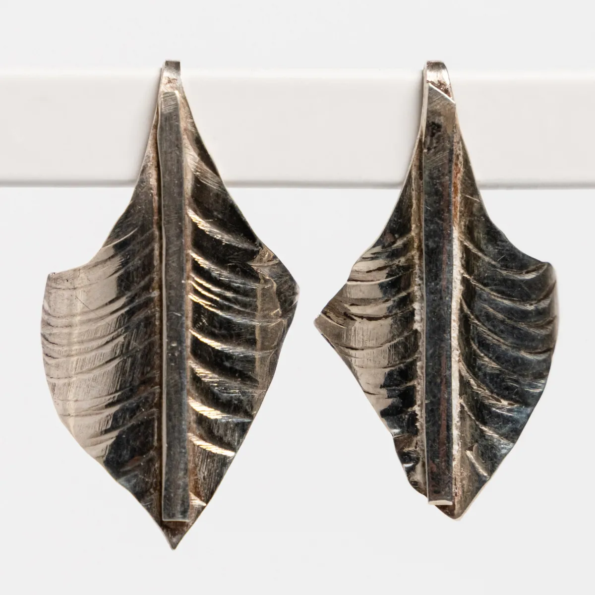 Vesterheim Jewelry | Modern Jewelry-Fine Silver Viking Ship Earrings by Jana Peterson