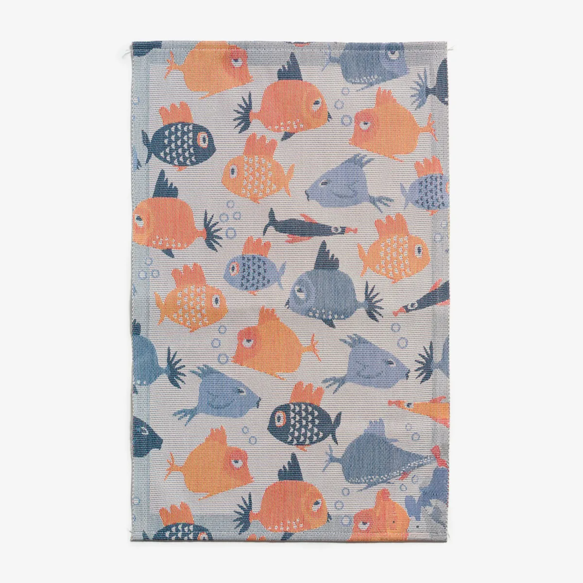 Vesterheim Towels, Runners, & Washcloths-Fish Towel from Ekelund