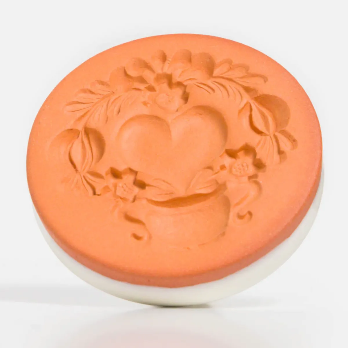 Vesterheim Baking-Heart Blossom Cookie Stamp - Rycraft