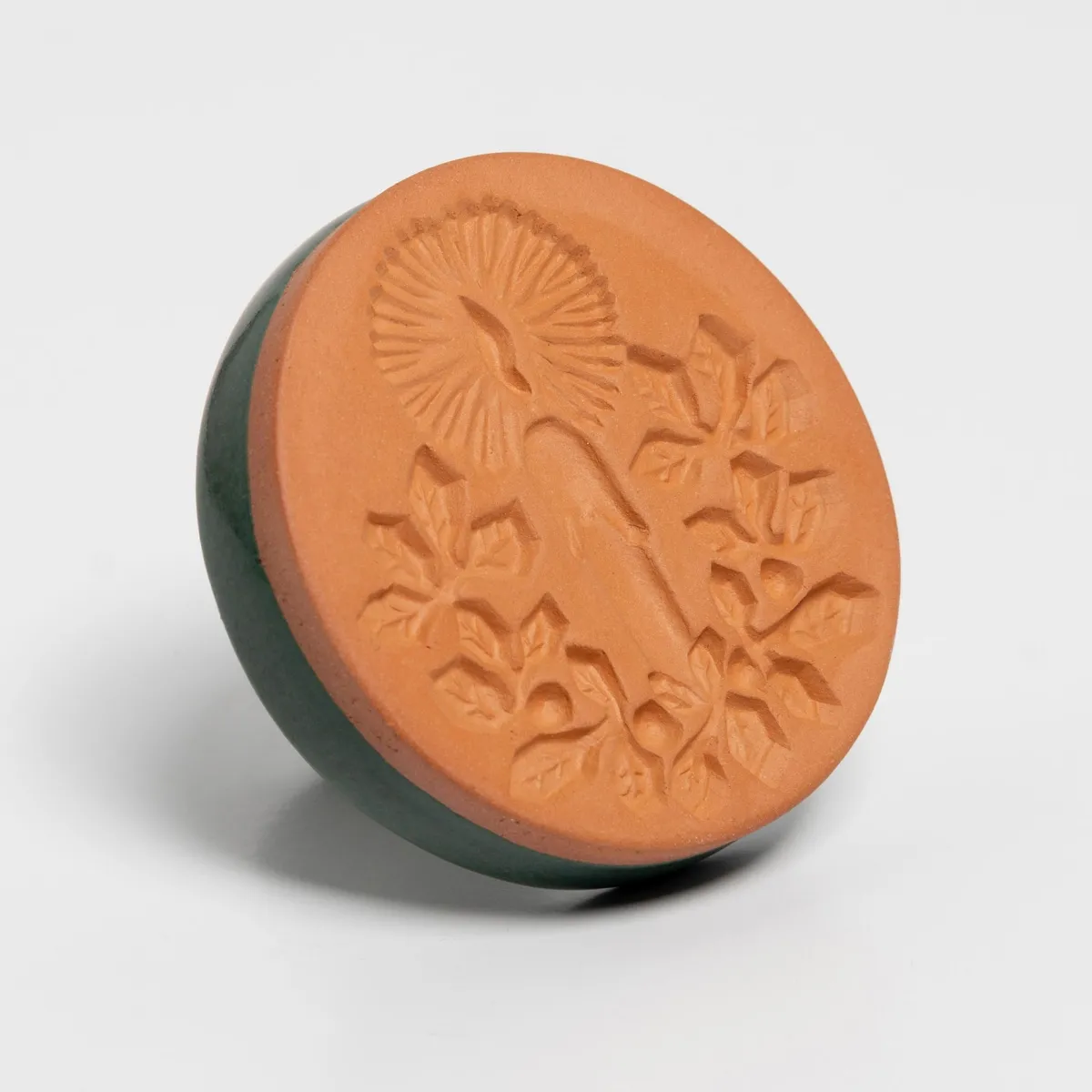 Vesterheim Baking-Jul Candle Cookie Stamp - Rycraft