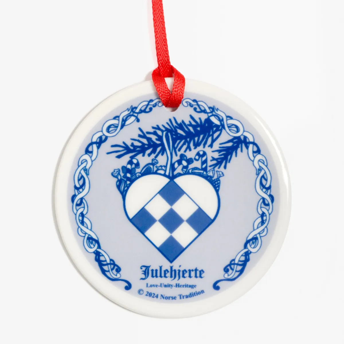 Vesterheim Ornaments | Collector's Series-Julehjerte – 2024 Scandinavian Icon Collectible