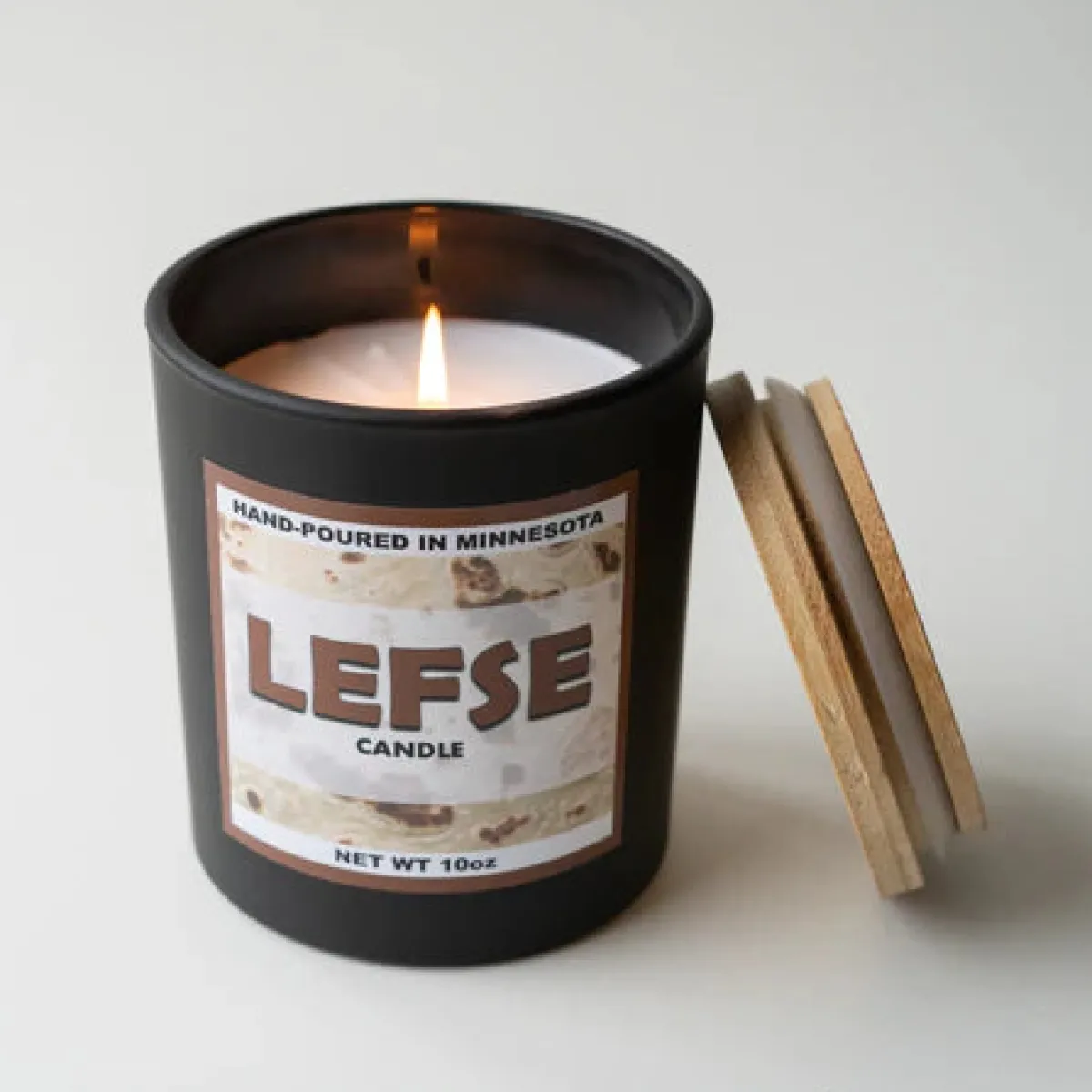 Vesterheim Candles & Lights-Lefse Candle by Minnesota Awesome