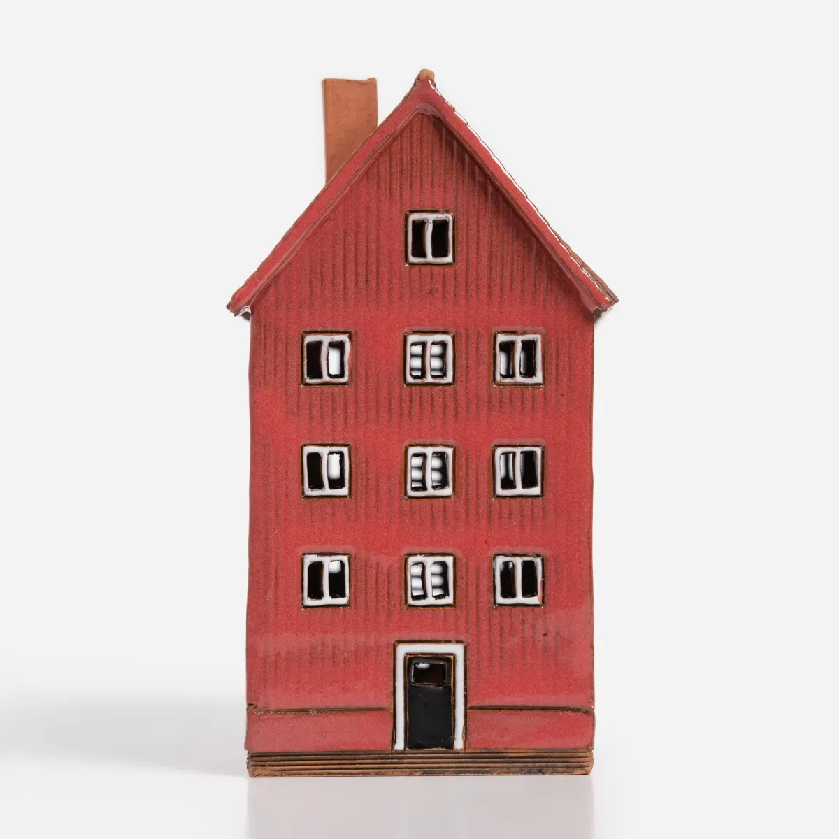 Vesterheim Ceramics | Décor & Figurines-Light Red Trondheim House 8 by Nordic Dreams