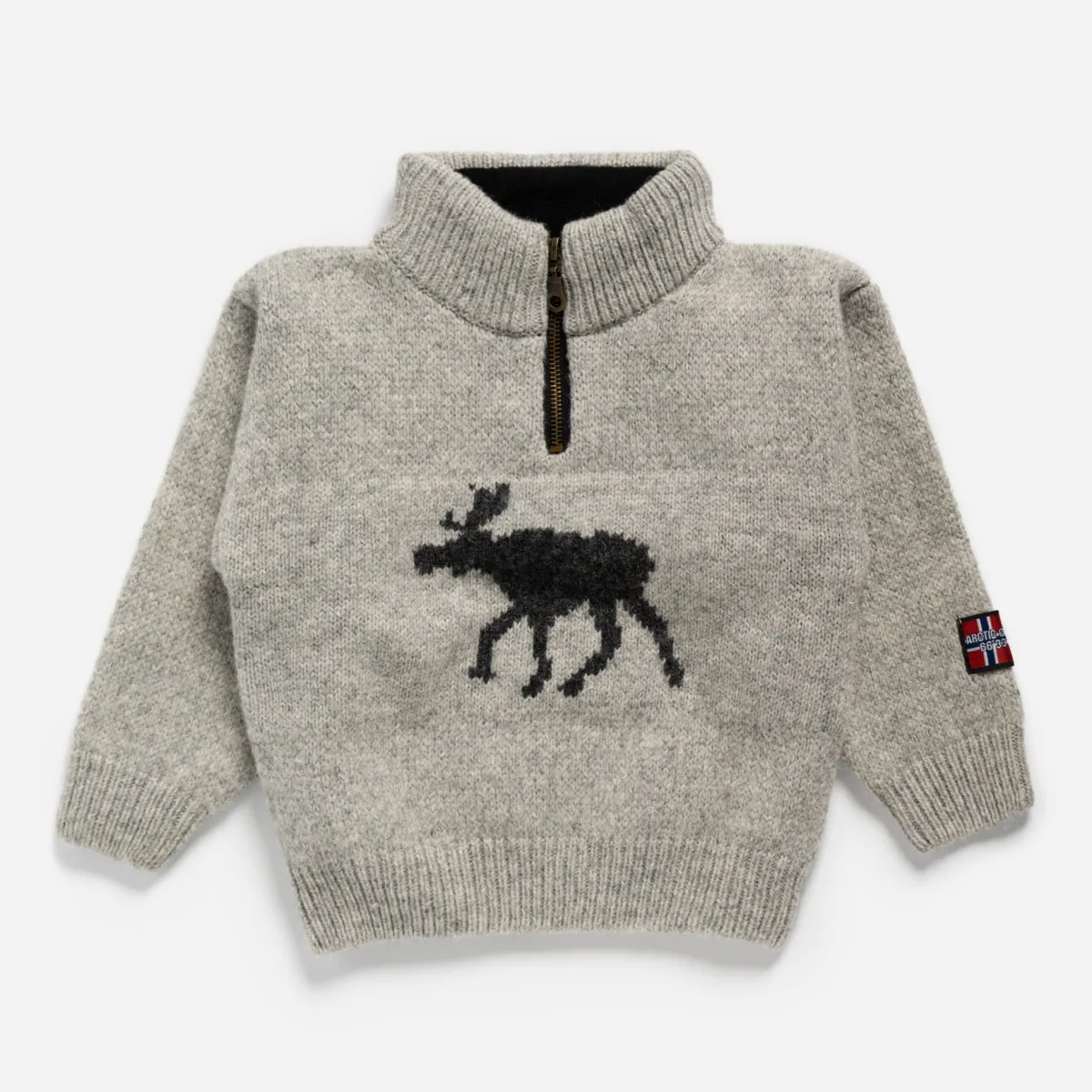 Vesterheim Children-Moose Sweater for Children from Arctic Circle