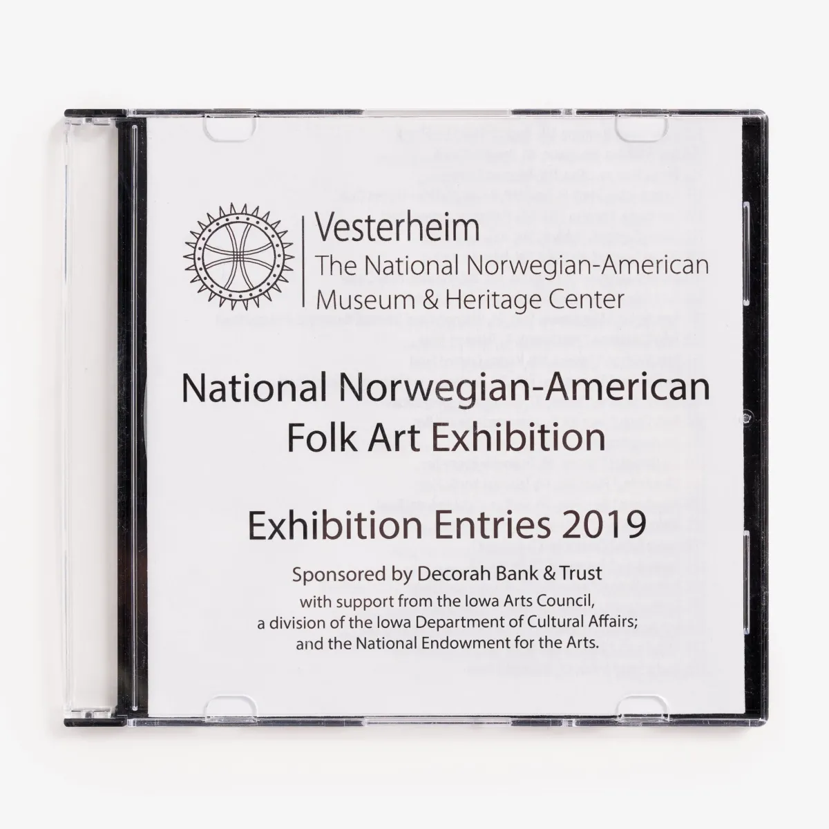 Vesterheim Instruction Dvds & Cds-2019 National Norwegian-American Folk Art Exhibition - CD of Images