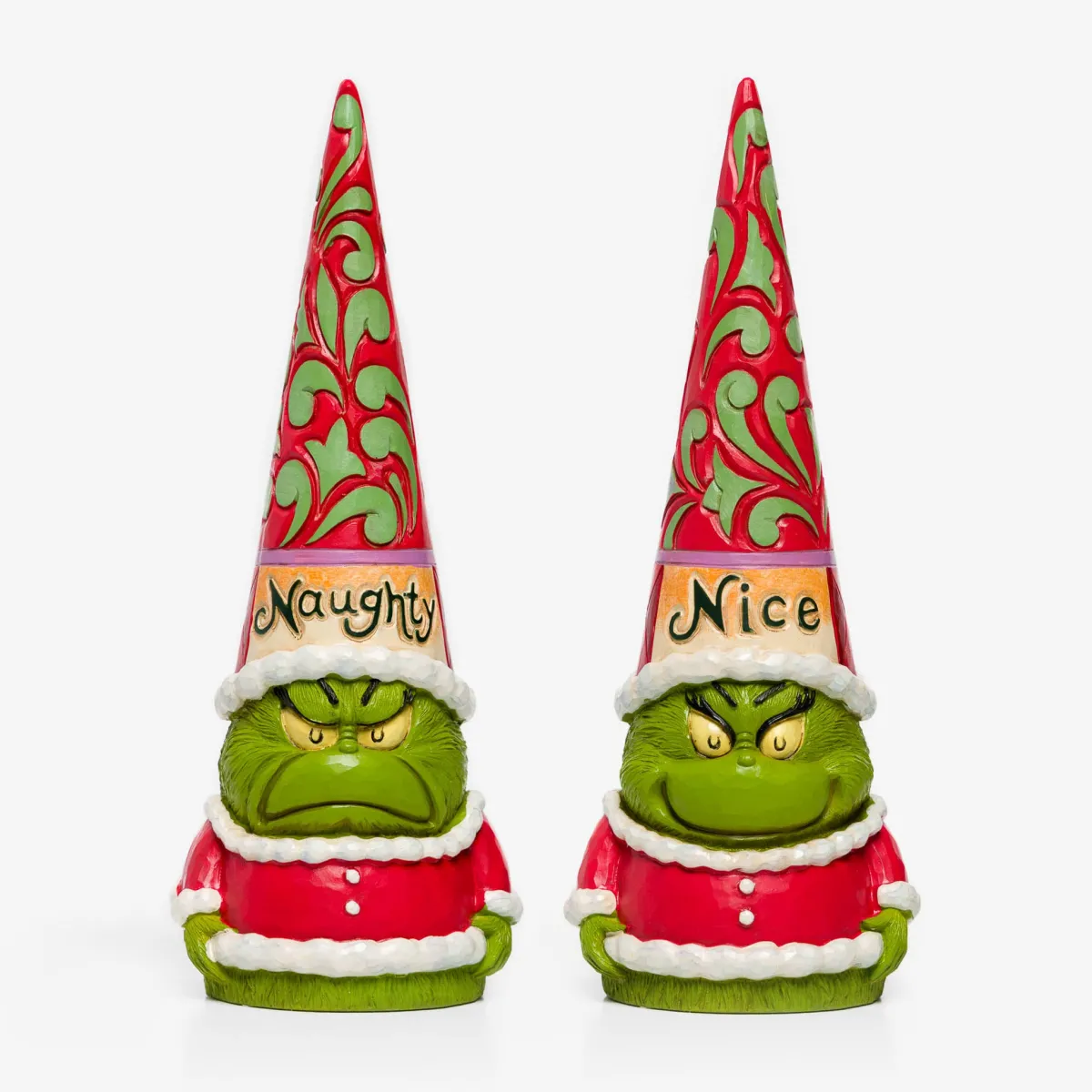 Vesterheim Décor & Figurines | Collector's Series-Naughty/Nice Grinch Gnome by Jim Shore