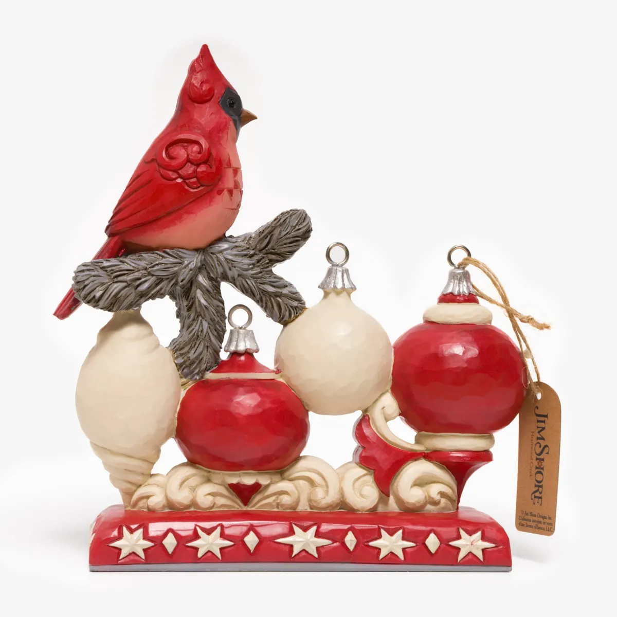 Vesterheim Décor & Figurines | Collector's Series-Nordic Noel Christmas Cardinal by Jim Shore