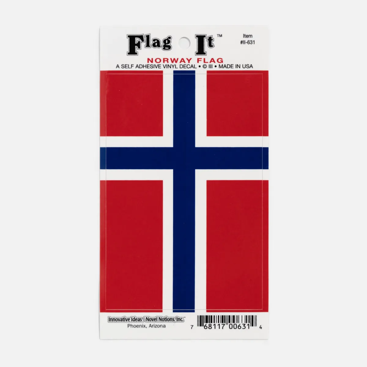 Vesterheim Decals & Stickers-Norway Flag Decal