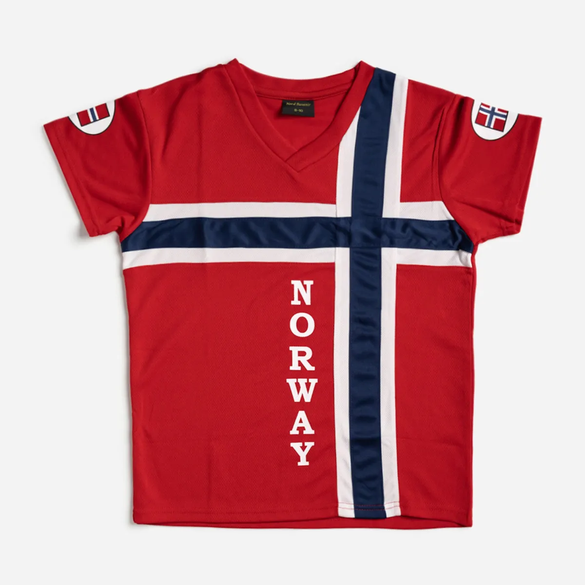 Vesterheim Children | T-shirts-Norwegian Flag Shirt for Children