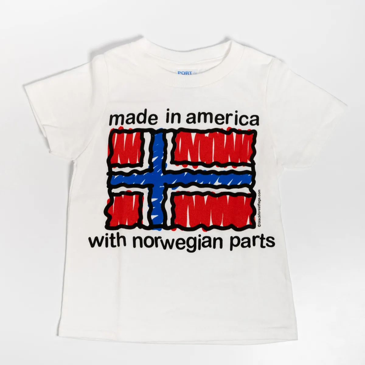 Vesterheim Children | T-shirts-Norwegian Parts Toddler T-Shirt