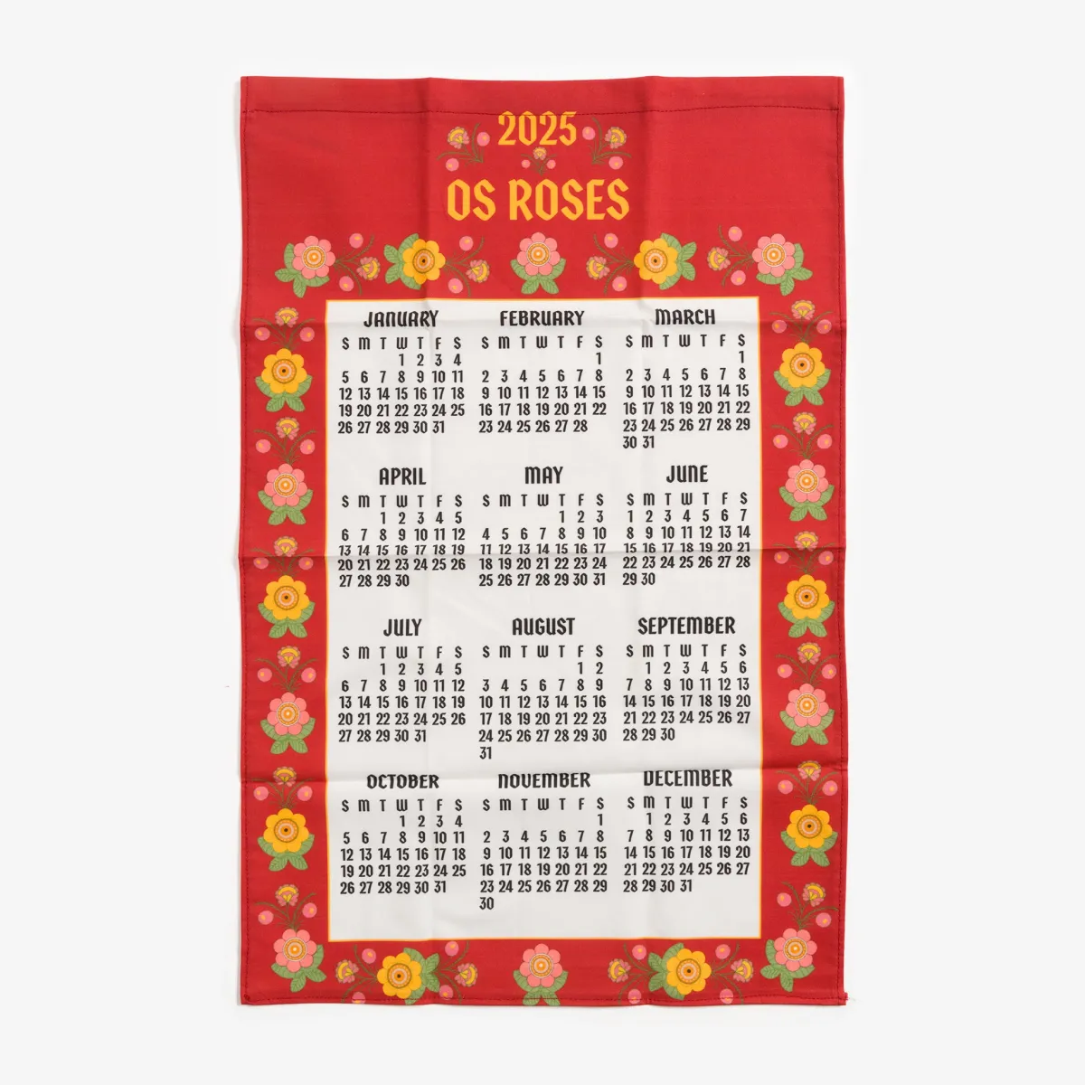 Vesterheim Towels, Runners, & Washcloths | Calendars-Os Tea Towel Calendar