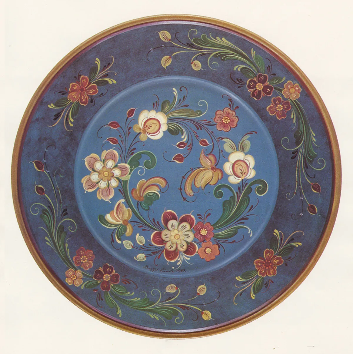 Vesterheim Rosemaling | Patterns & Design Packets-Rogaland Rosemaling Patterns by Bergljot Lund Set F