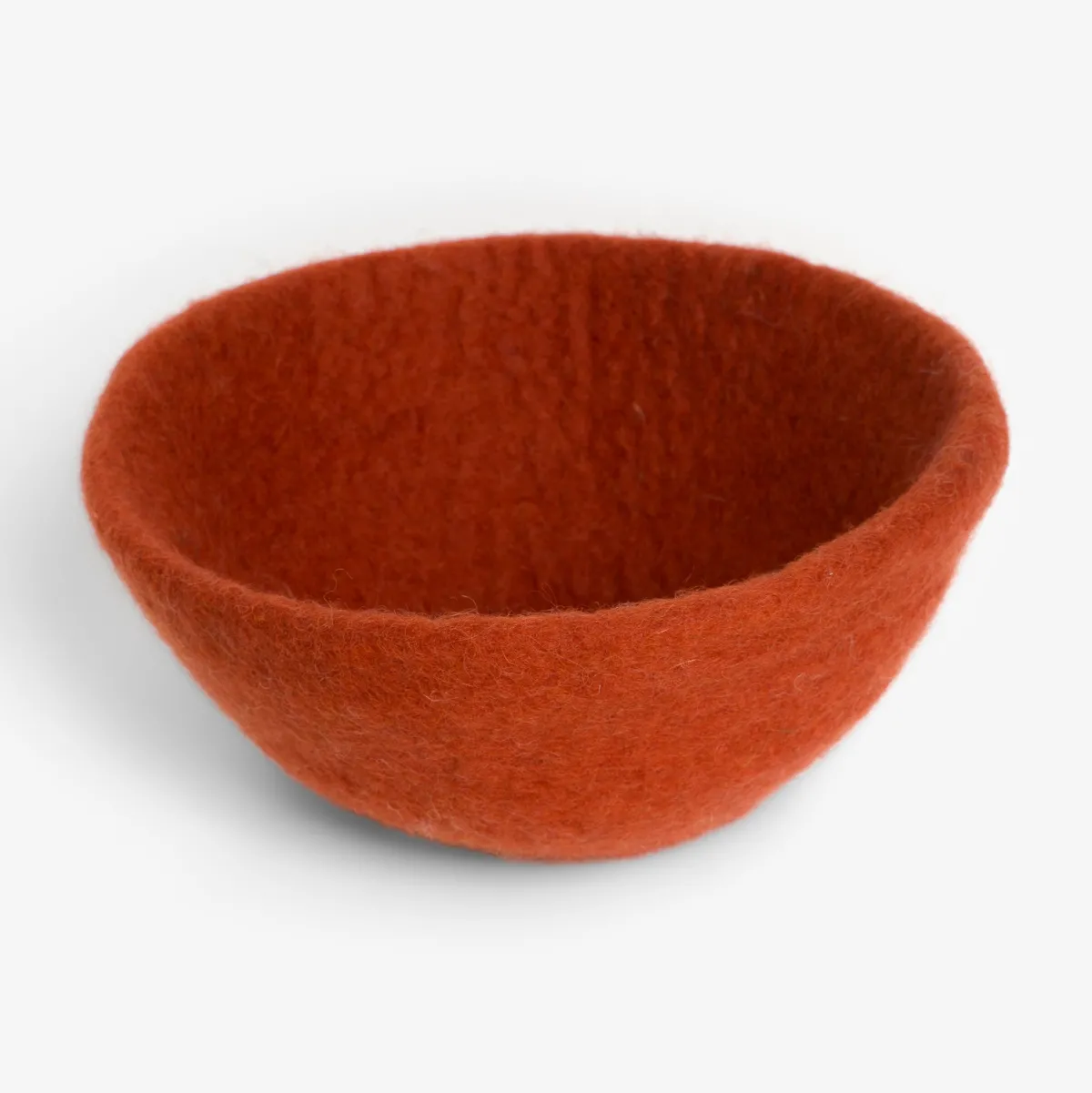 Vesterheim Fiber Arts | Décor & Figurines-Small Felt Red Bowl by Gry & Sir