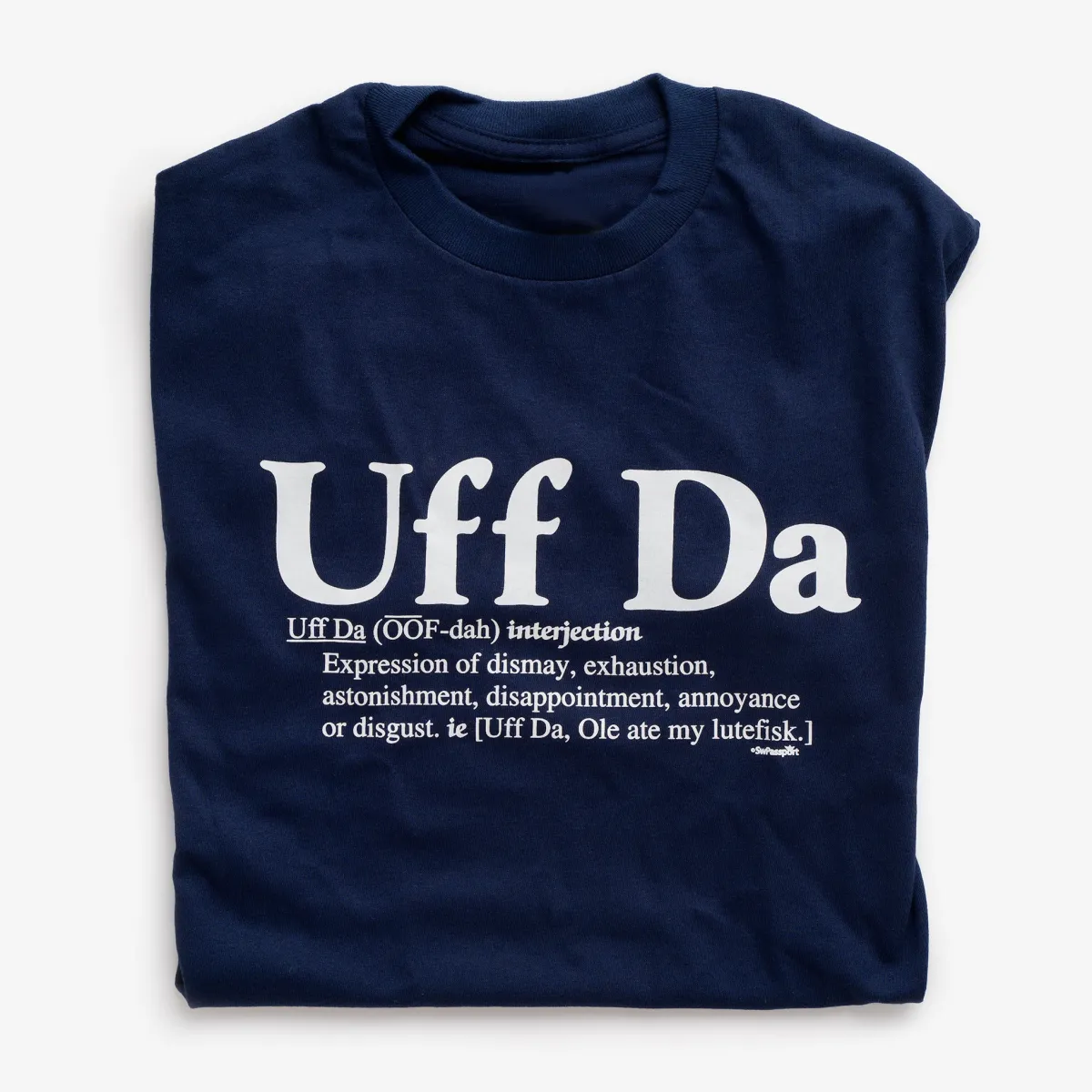 Vesterheim T-shirts | Men-Uff Da Definition T-Shirt