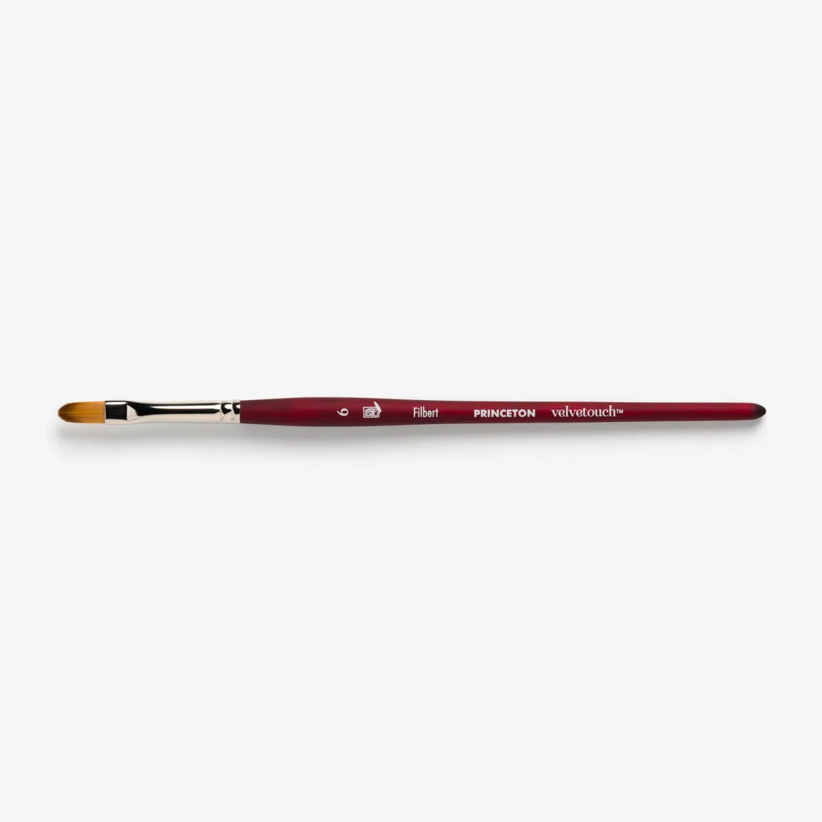 Vesterheim Brushes-Velvetouch Filbert Brush by Princeton