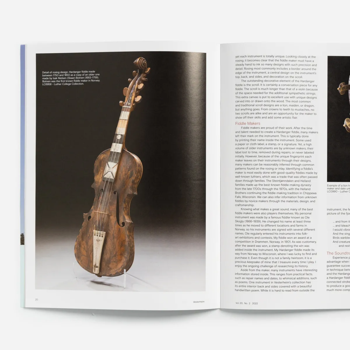 Vesterheim Vesterheim Magazine | History & Culture-Magazine Vol. 20, No. 2  2022- Traditional Tunes Today