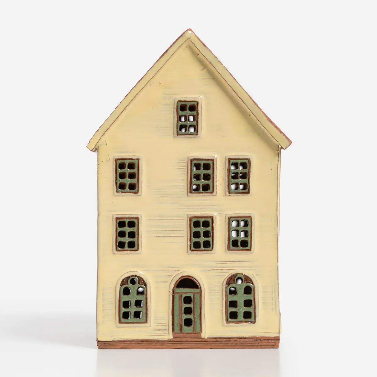 Vesterheim Ceramics | Décor & Figurines-Yellow Bergen House 3 by Nordic Dreams