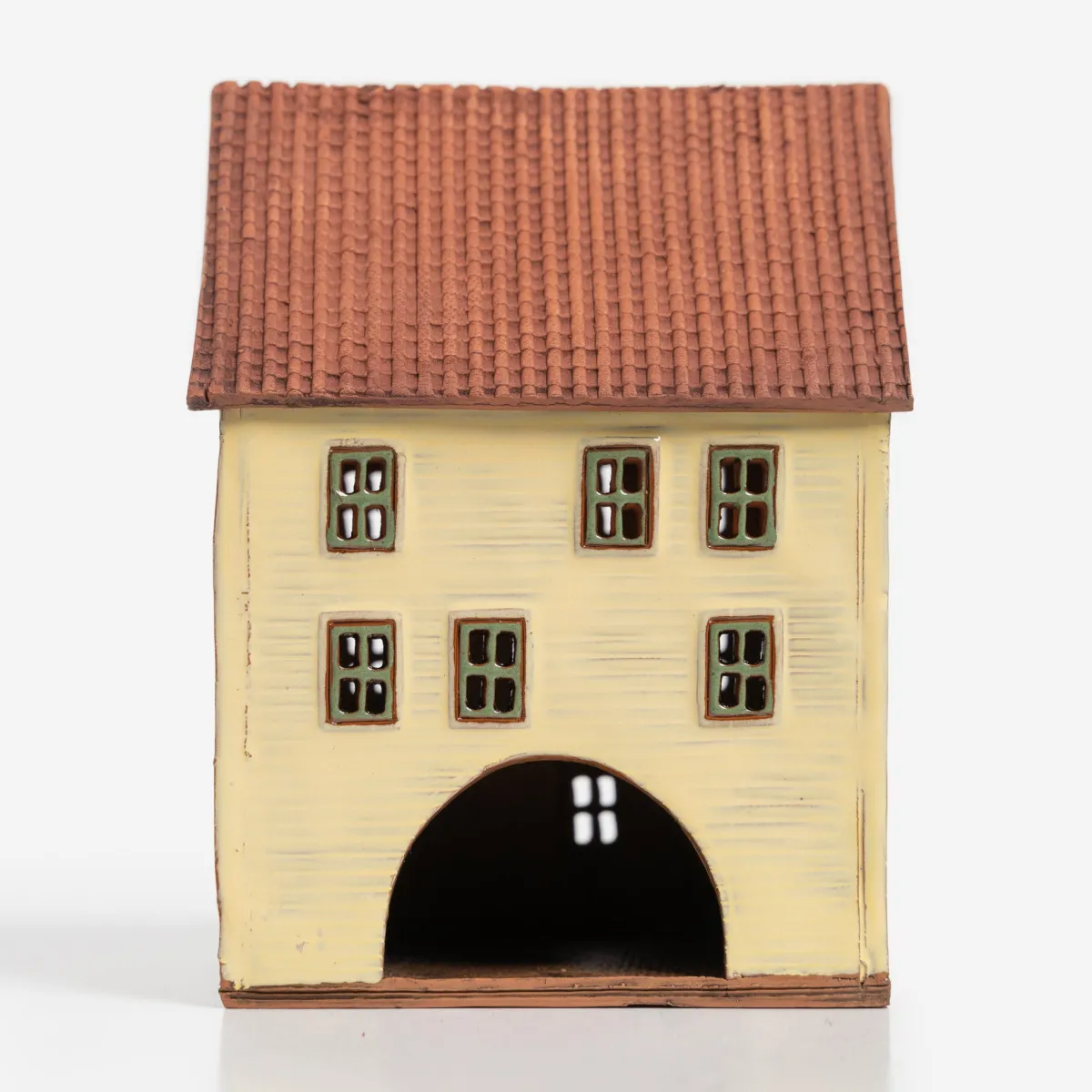 Vesterheim Ceramics | Décor & Figurines-Yellow Bergen House 3 by Nordic Dreams